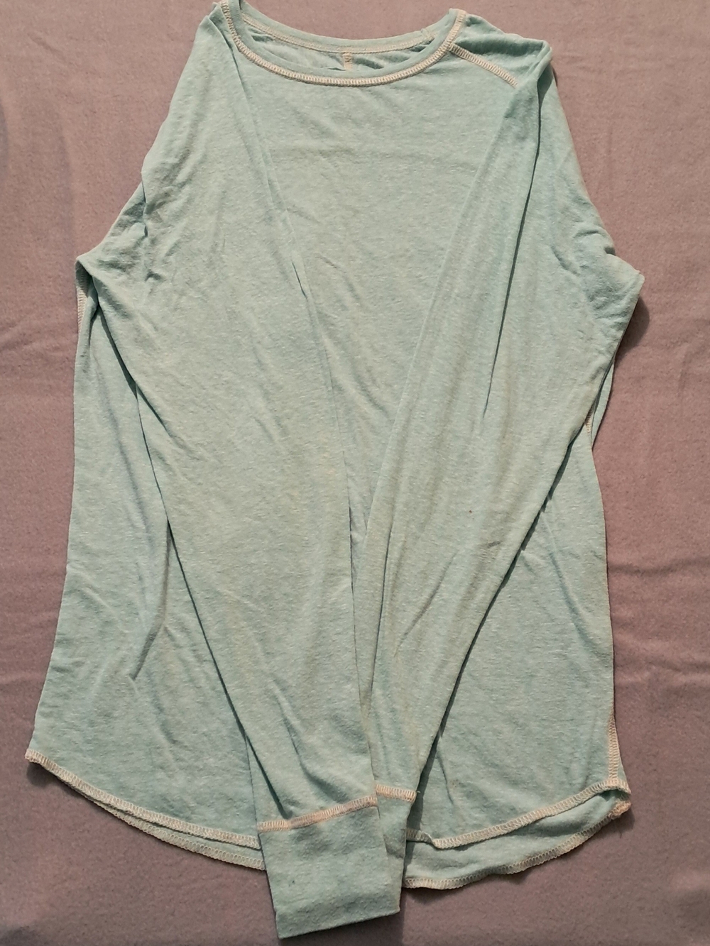 Vintage BKE Light Aqua Long Sleeve Crewneck Tee